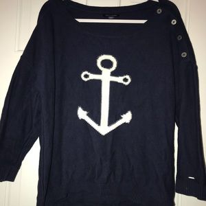 Tommy Hilfiger Navy Sailors Hook Sweater
